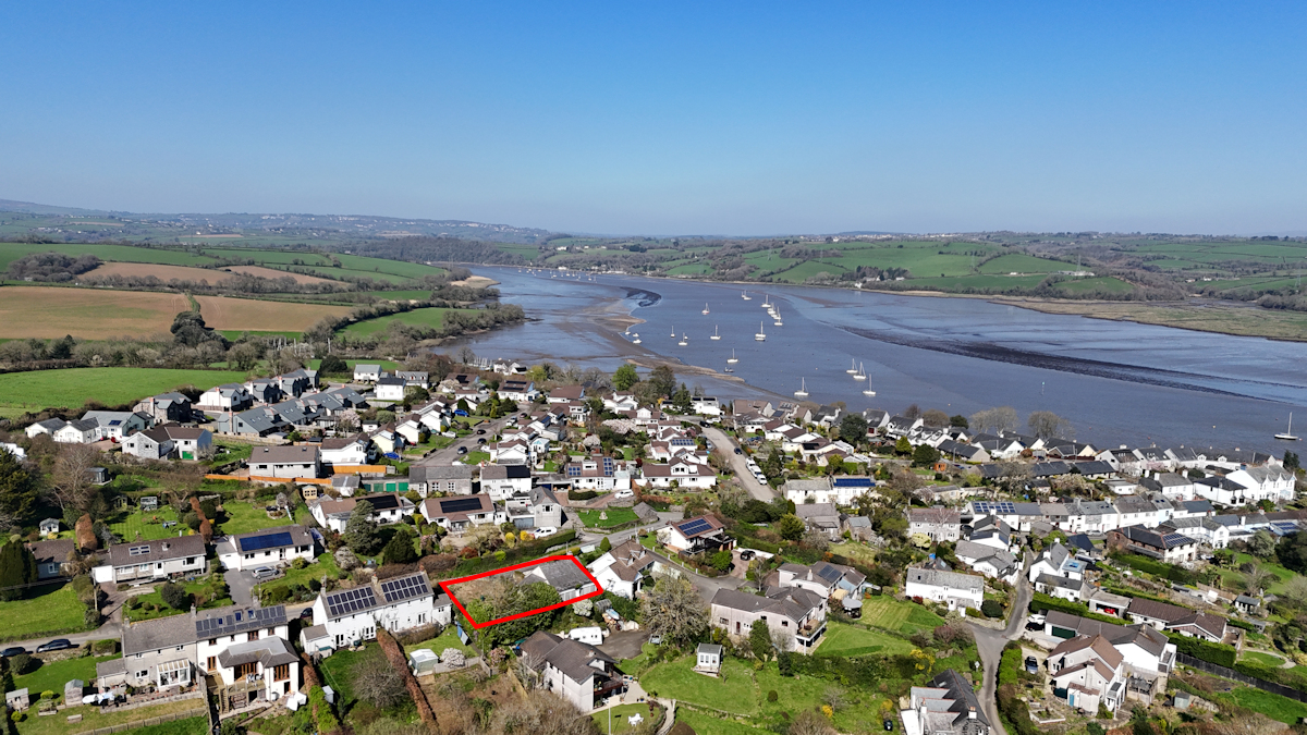 Aerial view (Property Highlighted)